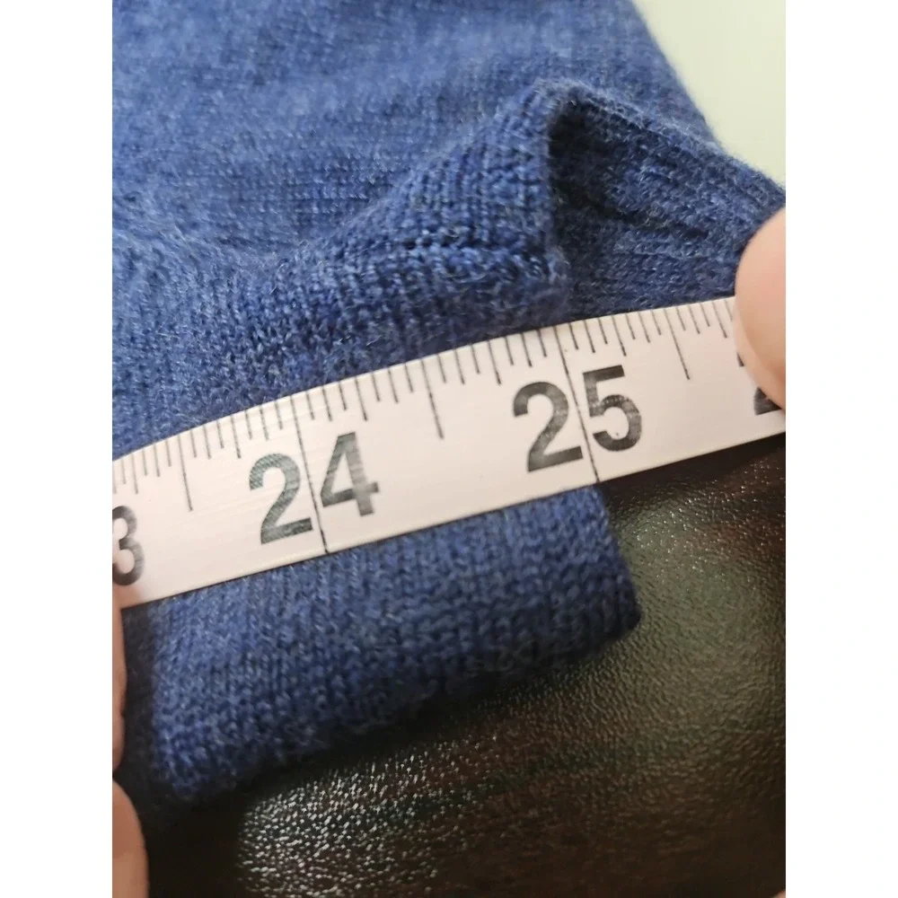 Daniel Bishop Mens XXL 100% Extra Fine Merino Wool V-Neck Sweater